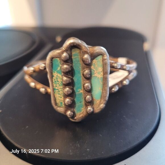 Mikal Winn For Free People Signed Triple Jasper Cuff NWT - Picture 3 of 8